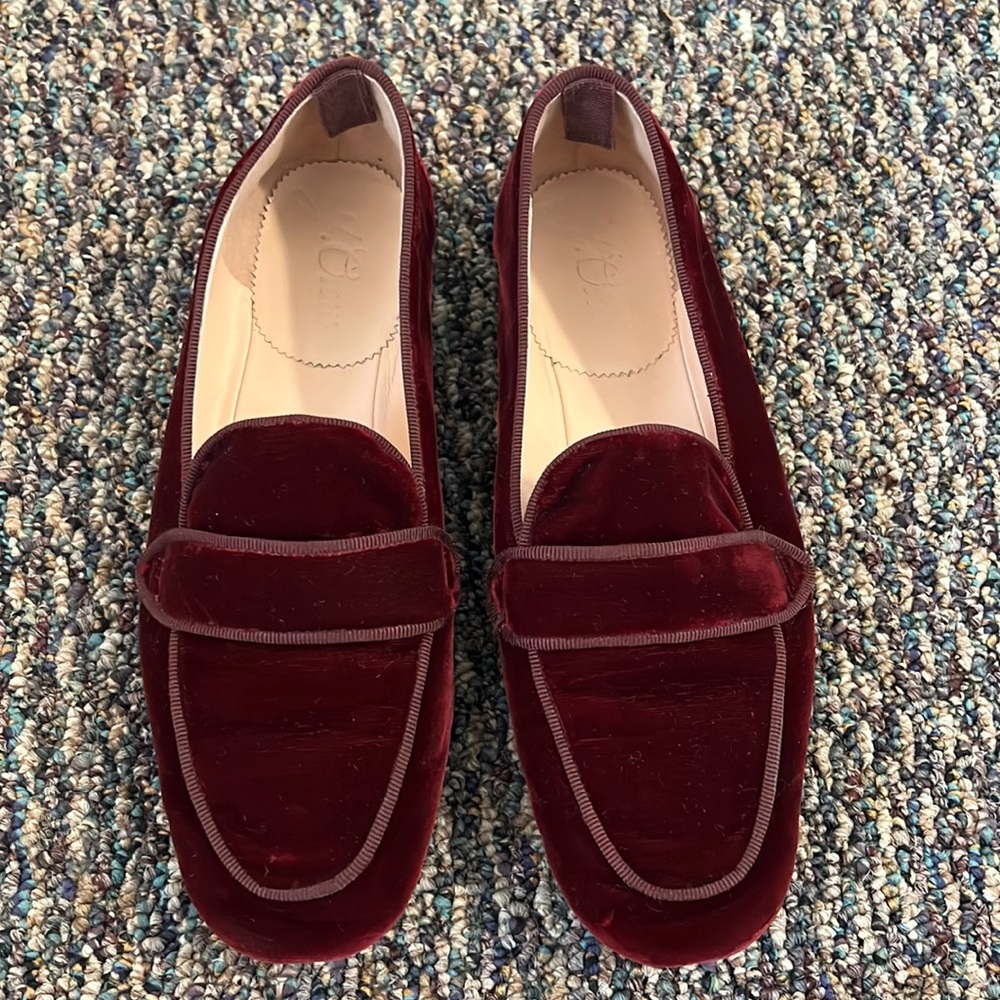 J. Crew Velvet Loafer